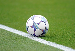 Arsenal V Udinese 2011-12 Prints: Champions League Ball. Arsenal 1: 0 Udinese