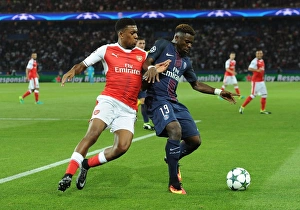 Paris Saint Gernain V Arsenal 2016-17 Prints: Champions League Clash: Paris Saint-Germain vs