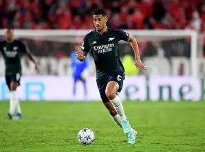 Sevilla V Arsenal 2023-24 Prints: Champions League Clash: Saliba's Arsenal Debut - Sevilla vs. Arsenal (2023-24)