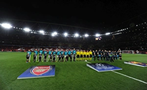 Arsenal V Barcelona 2015/16 Prints: Champions League Showdown: Arsenal FC vs. FC Barcelona, 2016 - Arsenal Stadium, London