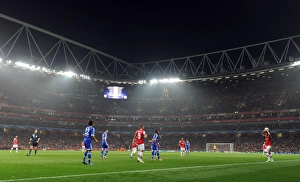 Arsenal V Schalke 04 2012-13 Prints: Champions League Showdown: Arsenal FC vs. FC Schalke 04 at Emirates Stadium