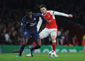 Arsenal V Paris Saint-Germain 2016-17 Prints: Champions League Showdown: Arsenal vs