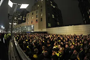 Arsenal V Borussia Dortmund 2014-15 Prints: Champions League Showdown: Arsenal vs Borussia Dortmund at Emirates Stadium