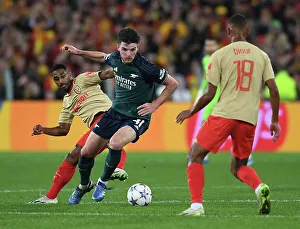 RC Lens V Arsenal 2023-24 Prints: Champions League Showdown: Declan Rice vs