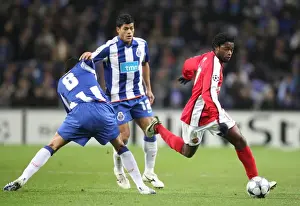 Champions League Showdown: Lucho and Hulk of FC Porto Outshine Alex Song of Arsenal in a 2:0 Victory