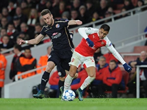 Arsenal V Dinamo Zagreb 2015-16 Prints: Champions League Showdown: Sanchez vs. Pinto - Arsenal vs. Dinamo Zagreb