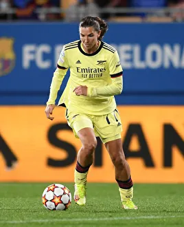 Barcelona V Arsenal Women 2021-22 Prints: Champions League Showdown: Tobin Heath and Arsenal vs. FC Barcelona