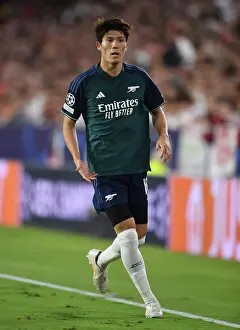 Champions League Showdown: Tomiyasu's Star Turn - Sevilla vs. Arsenal (2023-24)