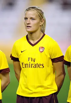 Rayo Vallecano V Arsenal Ladies 2010 - 11 Prints: Champions League Triumph: Arsenal Ladies Victory Over Rayo Vallecano Led by Katie Chapman