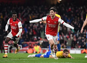 Images Dated 21st December 2021: Charlie Patino's Five-Goal Sensation: Arsenal Reaches Carabao Cup Semis
