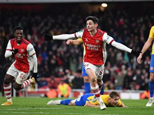 Images Dated 21st December 2021: Charlie Patino's Five-Goal Sensation: Arsenal's Dominant 5-0 Carabao Cup Victory over Sunderland