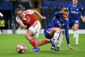 Chelsea Women V Arsenal Women - Champ Lge 2025-26 Prints: Chelsea FC v Arsenal FC - UEFA Women's Champions League 2025/26 Quarter-finals Second Leg