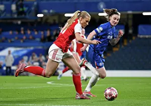 Chelsea Women V Arsenal Women - Champ Lge 2025-26 Prints: Chelsea FC v Arsenal FC - UEFA Women's Champions League 2025/26 Quarter-finals Second Leg
