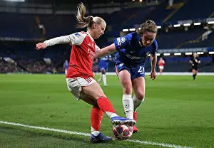 Chelsea Women V Arsenal Women - Champ Lge 2025-26 Prints: Chelsea FC v Arsenal FC - UEFA Women's Champions League 2025/26 Quarter-finals Second Leg