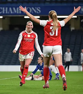 Chelsea Women V Arsenal Women - Champ Lge 2025-26 Prints: Chelsea FC v Arsenal FC - UEFA Women's Champions League 2025/26 Quarter-finals Second Leg