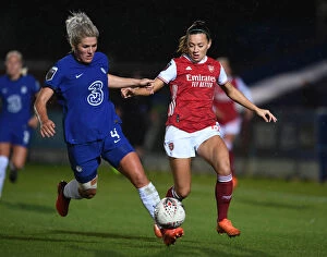 Images Dated 7th October 2020: Chelsea Women vs Arsenal Women: A Battle in the Continental Cup