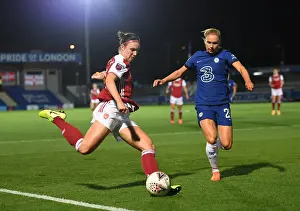 Chelsea Women V Arsenal Women Conti Cup 2020-21 Prints: Chelsea Women vs. Arsenal Women: Continental Cup Clash at Kingsmeadow