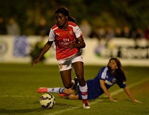 Chelsea Ladies V Arsenal Ladies 30/4/15 Prints: Chioma Obogagu Outpaces Rival: Arsenal Ladies vs. Chelsea Ladies WSL Clash