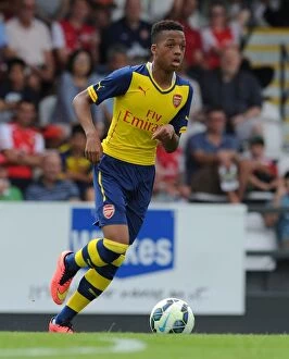 Images Dated 19th July 2014: Chris Willock in Action: Arsenal's Pre-Season Victory over Borehamwood