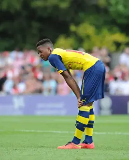 Boreham Wood V Arsenal Prints: Chris Willock in Action: Arsenal's Pre-Season Friendly against Boreham Wood