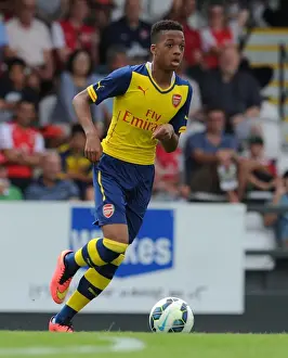 Boreham Wood V Arsenal Prints: Chris Willock in Action: Arsenal's Pre-Season Victory over Borehamwood