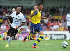 Chris Willock (Arsenal) Matthew Whichelow (Boreham Wood). Boreham Wood 0: 2 Arsenal