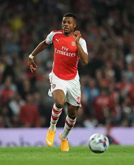 Arsenal V Southampton, League Cup 2014/15 Prints: Chuba Akpom in Action: Arsenal vs Southampton, League Cup 2014/15