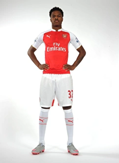Arsenal 1st Team Photocall 2015-16 Prints: Chuba Akpom: Arsenal First Team Photocall 2015-16