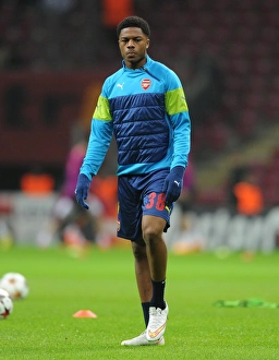 Galatasaray V Arsenal 2014/15 Prints: Chuba Akpom (Arsenal). Galatasaray 1: 4 Arsenal. UEFA Champions League. Group D. Ali