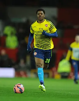 Chuba Akpom (Arsenal). Manchester United 1: 2 Arsenal. FA Cup 6th Round. Old Trafford