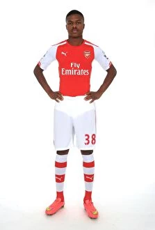 Images Dated 7th August 2014: Chuba Akpom at Arsenal Photocall 2014-15