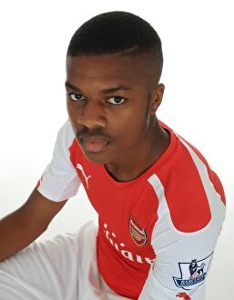 Images Dated 7th August 2014: Chuba Akpom at Arsenal Photocall 2014-15