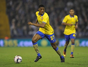 West Bromwich Albion V Arsenal 2013-14 - Capital Cup Prints: Chuba Akpom (Arsenal). West Bromwich Albion 1: 1 Arsenal. 3: 4 to Arsenal after penalties