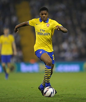 West Bromwich Albion V Arsenal 2013-14 - Capital Cup Prints: Chuba Akpom: Arsenal's Star Striker Shines in Capital One Cup Clash Against West Bromwich Albion