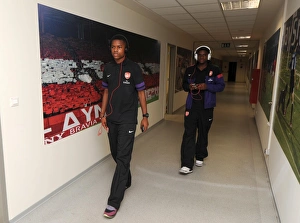 Chuba Akpom and Kyle Ebecilio (Arsenal). Olympiacos U19 2:0 Arsenal U19 Chuba Akpom and Kyle Ebecilio (Arsenal). Olympiacos U19 2:0 Arsenal U19