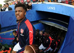 Lens V Arsenal 2016-17 Prints: Chuba Akpom Prepares for RC Lens Friendly: Arsenal Forward Gears Up