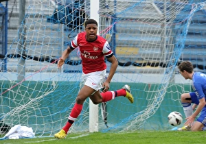 Youth Sports League Prints: Chuba Akpom Scores First Goal: Arsenal U19 vs