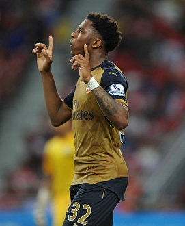 Arsenal V Singapore XI Prints: Chuba Akpom Scores His Fourth Goal: Arsenal vs. Singapore XI at Singapore National Stadium