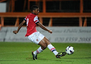 Arsenal U19 V Olympique De Marseille - NextGen 2012-13 Prints: Chuba Akpom Scores Third Goal: Arsenal U19 vs. Olympique Marseille - NextGen Series