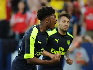 Arsenal V Chivas 2016-17 Prints: Chuba Akpom Scores His Third: Arsenal's Pre-Season Triumph Over Chivas (2016-17)