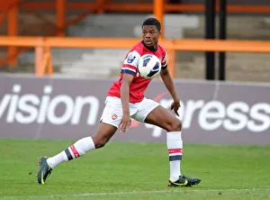 Arsenal U19 V Olympique De Marseille - NextGen 2012-13 Prints: Chuba Akpom Shines: Arsenal's Young Star Leads Victory over Marseille in NextGen Series