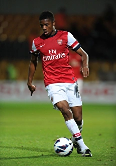 Arsenal U19 V Olympique De Marseille - NextGen 2012-13 Prints: Chuba Akpom Shines: Arsenal's Young Star in NextGen Series Victory over Marseille