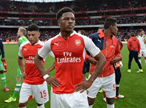 Arsenal V Wolfsburg - Emirates Cup 2015/16 Prints: Chuba Akpom's Reaction: Arsenal's Emirates Cup Clash Against Wolfsburg (2015/16)