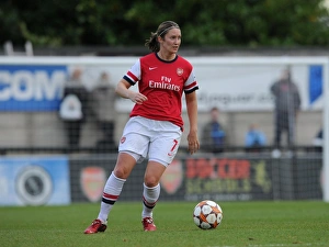 Ciara Grant in Action: Arsenal Ladies vs. Barcelona, UEFA Women's Champions League 2012-13