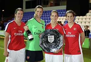 Ciara Grant, Emma Byrne, Yvonne Tracey and Niamh Fahey (Arsenal)