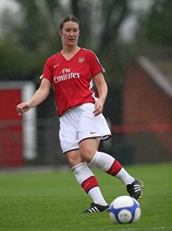 Images Dated 7th October 2009: Ciara Grant's Historic Nine-Goal Performance: Arsenal Ladies Crush PAOK Thessaloniki in UEFA
