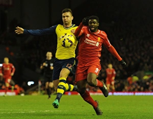 Liverpool V Arsenal 2014/15 Prints: Clash at Anfield: Liverpool vs