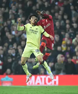 Clash at Anfield: Tomiyasu vs. Mane - Intense Rivalry Erupts in Premier League Football