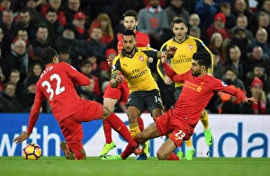 Clash at Anfield: Walcott vs. Matip & Can - Liverpool vs. Arsenal, Premier League 2016-17: Intense Battle Between Theo Walcott and Liverpool's Defense