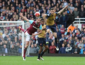 Clash at The Boleyn Ground: Koscielny and Iwobi vs. Carroll - Arsenal vs. West Ham United, Premier League 2015-16